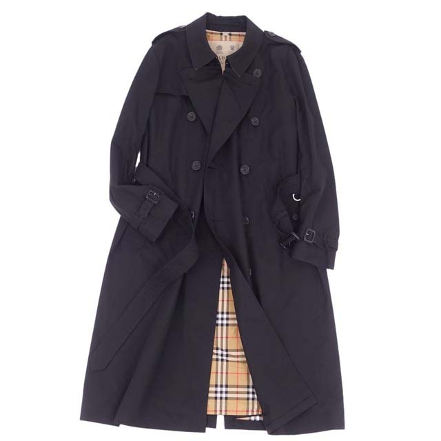 BURBERRY(バーバリー)のバーバリー トレンチコート THE KENSINGTON 52 XL ブラック メンズのジャケット/アウター(トレンチコート)の商品写真