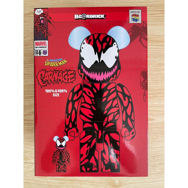 BE@RBRICK CARNAGE 100％ & 400％ 新品未開封