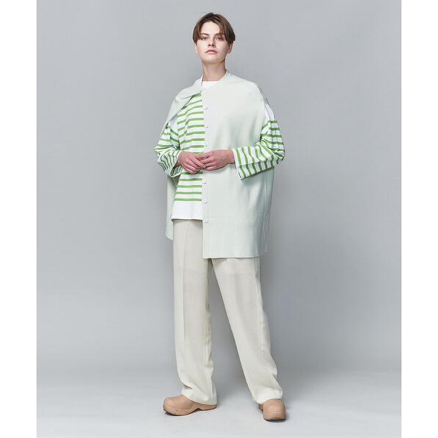 6 (ROKU) - <6(ROKU)>COTTON WOOL KNIT PONCHO/ポンチョの通販 by