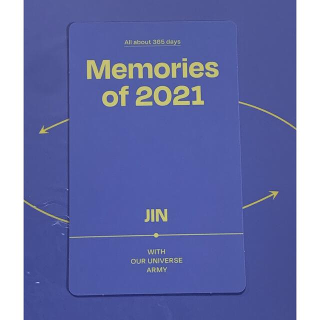 BTS Memories 2020＆2021 ランダムトレカ ジンくん 抜け無し