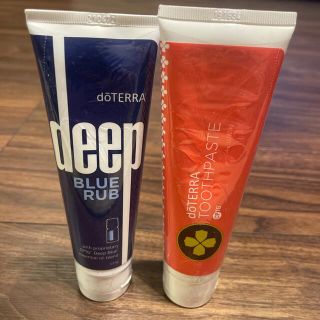 ドテラ(doTERRA)のドテラ　ディープブルーラブとオンガードの歯磨き粉(アロマグッズ)