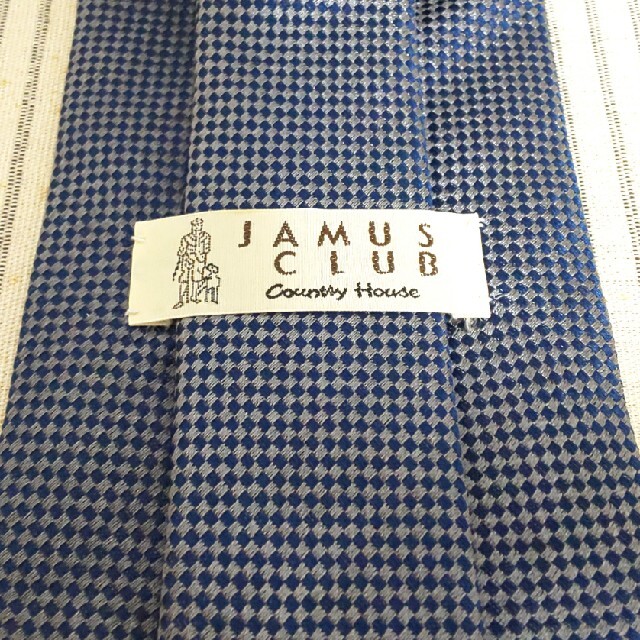 JAMES CLUB　ネクタイ　メンズ　グレー系のブルー メンズのファッション小物(ネクタイ)の商品写真