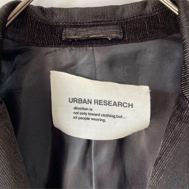 URBAN RESEARCH URBBN RESEARCH レーヨン テーラードジャケット コーデュロイ 茶の通販 by T⭐︎古着セレクト中's  shop｜アーバンリサーチならラクマ