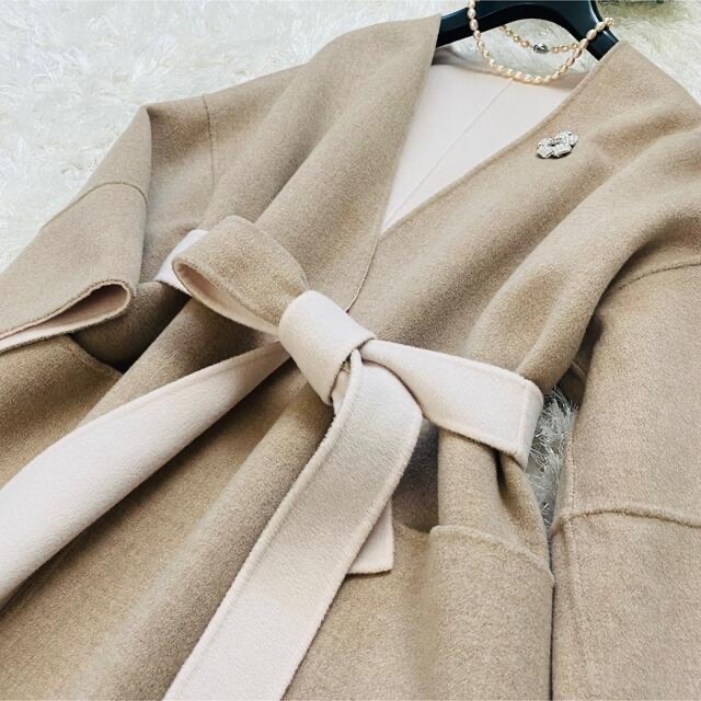 Max Mara(マックスマーラ)の★マックスマーラ★MaxMara★リバーシブル★コート レディースのジャケット/アウター(ロングコート)の商品写真