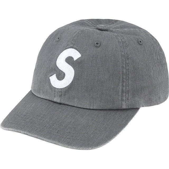 Supreme Pigment Print S Logo 6-Panel グレー