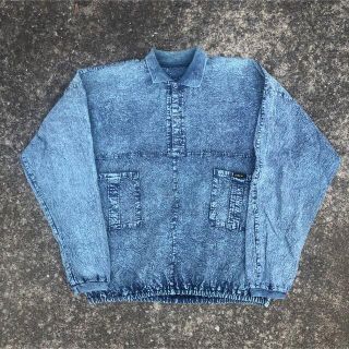 90’s Vintage デニム シャツ ジャケット ケミカル ウォッシュ 古着(シャツ)