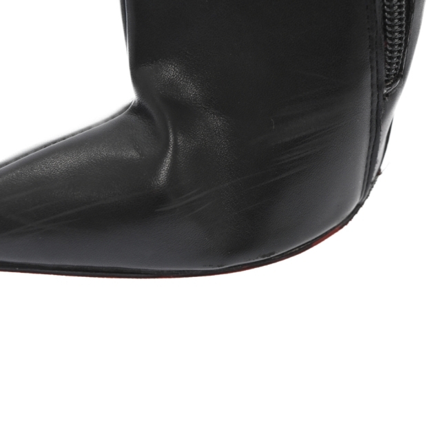 Christian Louboutin(クリスチャンルブタン)のCHRISTIAN LOUBOUTIN クリスチャンルブタン サイド ジップ ピンヒール ブーツ ブラック レディースの靴/シューズ(ブーツ)の商品写真