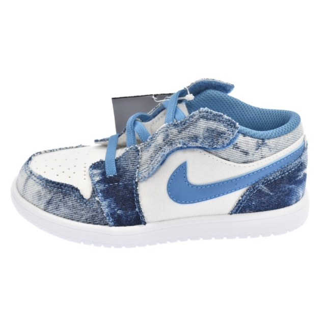 NIKE ナイキ JORDAN 1 LOW ALT TD Washed Denim エアジョーダン1 ロー ウォッシュド デニム キッズローカットスニーカー ブルー US10C DM8949-100