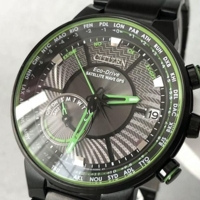 CITIZEN(シチズン)の新品 シチズン GPS電波 ソーラー エコドライブ CITIZEN メンズ腕時計 メンズの時計(腕時計(デジタル))の商品写真