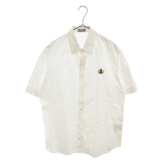 ディオール(Dior)のDIOR ディオール ×KAWS ビー刺繍 コットン半袖シャツ ホワイト 923C520W6080(シャツ)