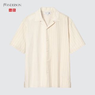 ユニクロ(UNIQLO)の★UNIQLO★オーバーサイズ　ストライプシャツ（半袖）XL 新品(シャツ)