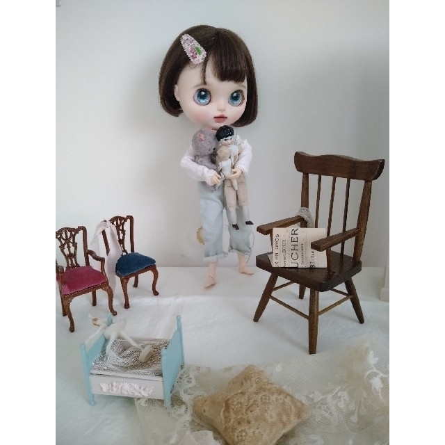 カスタムアイシードール　ネオブライスサイズ ハンドメイドのぬいぐるみ/人形(人形)の商品写真