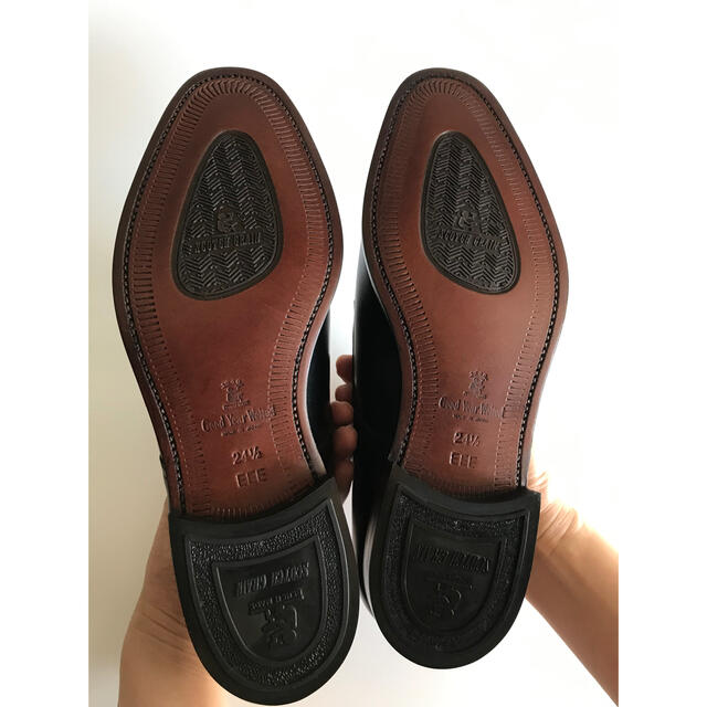 【新品】スコッチグレイン アシュランス3524BL（EEE）24.5cm匿名配送 メンズの靴/シューズ(ドレス/ビジネス)の商品写真