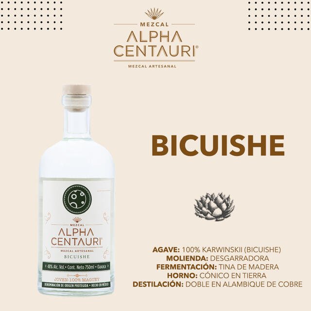 日本未発売の希少メスカル　Mezcal Alpha Centauri  テキーラ 食品/飲料/酒の酒(蒸留酒/スピリッツ)の商品写真