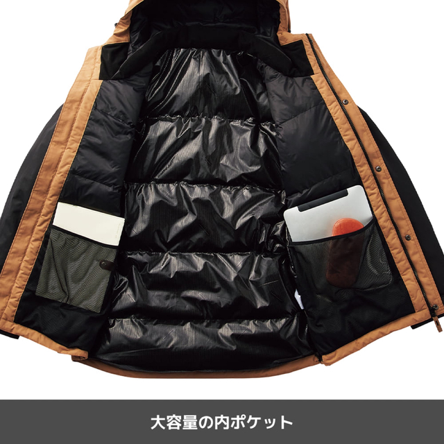 WORKMAN(ワークマン)の新品 ワークマン イージスダウン L ブラック メンズのジャケット/アウター(ダウンジャケット)の商品写真