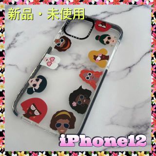 iPhoneケース　iPhone12　シリコンケース　スマホケース　サングラス(iPhoneケース)