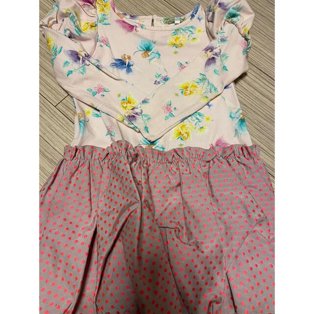 fafa(フェフェ)のfafaバルーンスカートのワンピース110 キッズ/ベビー/マタニティのキッズ服女の子用(90cm~)(ワンピース)の商品写真