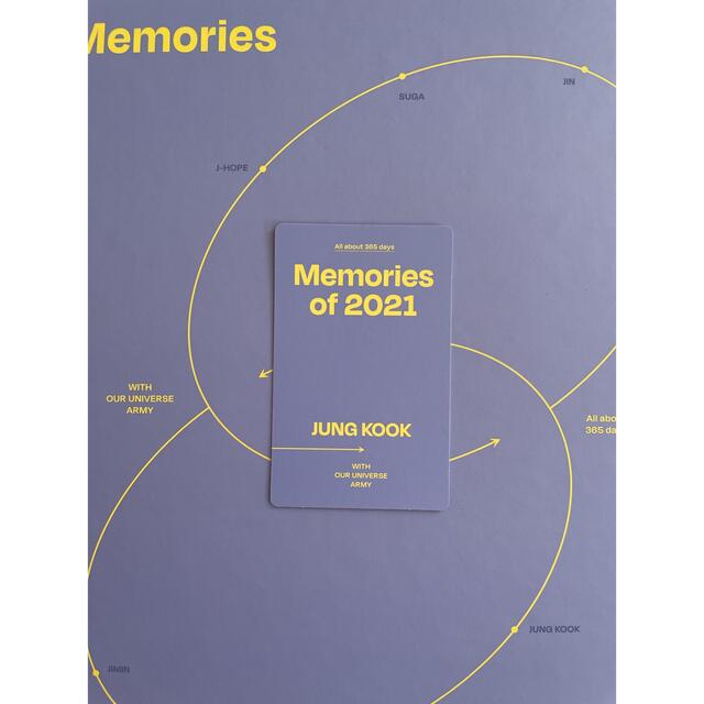 Memories メモリーズ BTS ジョングク トレカ 2021 グク エンタメ/ホビーのタレントグッズ(アイドルグッズ)の商品写真