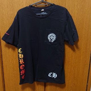 クロムハーツ(Chrome Hearts)の【Used】ホースシュー&サイドロゴT Lサイズ(Tシャツ/カットソー(半袖/袖なし))