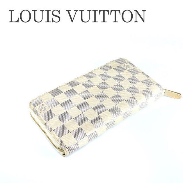 louisvitton美品⭐️ルイヴィトン 長財布 ジッピーウォレット ダミエ アズール