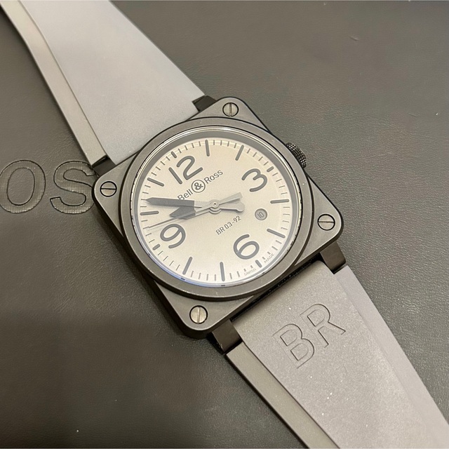 Bell & Ross(ベルアンドロス)の【最終値下】Bell & Ross BR03-92 COMMANDO-CE 美品 メンズの時計(腕時計(アナログ))の商品写真