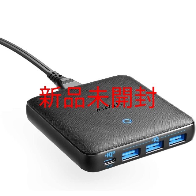 Anker PowerPort Atom III Slim Four Port スマホ/家電/カメラのスマートフォン/携帯電話(バッテリー/充電器)の商品写真