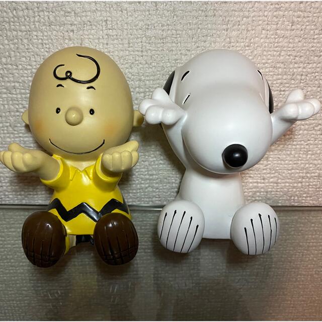 PEANUTS(ピーナッツ)のPEANUTS スヌーピー&チャーリーブラウン　めがね置き エンタメ/ホビーのおもちゃ/ぬいぐるみ(キャラクターグッズ)の商品写真