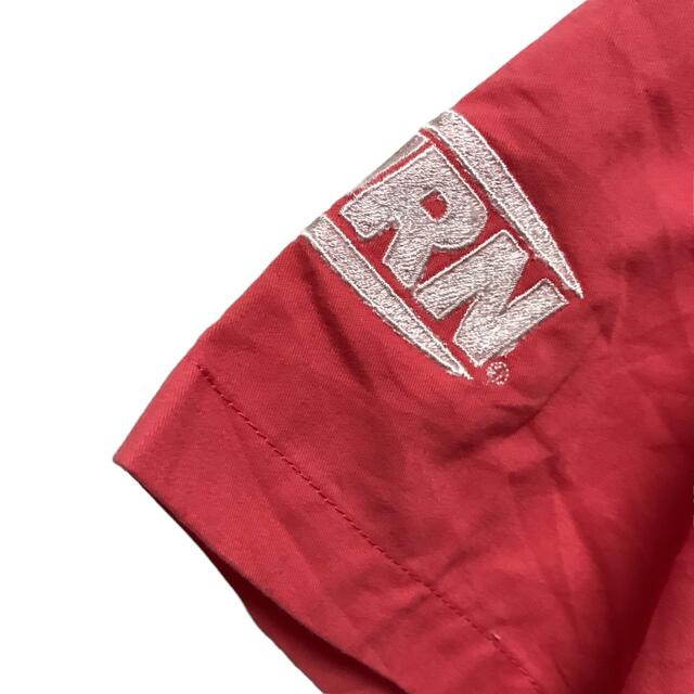 ART VINTAGE(アートヴィンテージ)の【希少】ポートオーソリティ ヴィンテージ 半袖シャツ M 赤 ワークシャツ レディースのトップス(シャツ/ブラウス(半袖/袖なし))の商品写真