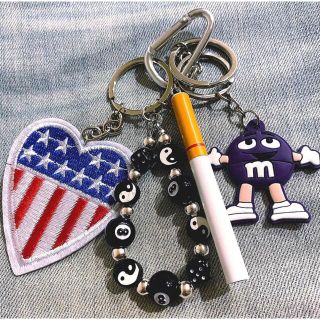 ハフ(HUF)のキーホルダーセット ビリヤード m&m’s サイコロ ストリート 古着 huf(キーホルダー)