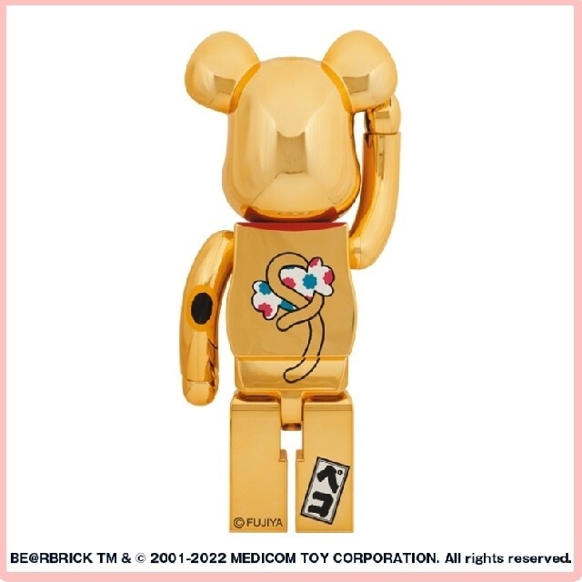 BE@RBRICK 招き猫 ペコちゃん 金運 金メッキ 1000% BE@RBRICK 招き猫 ペコちゃん 金運 金メッキ 1000%