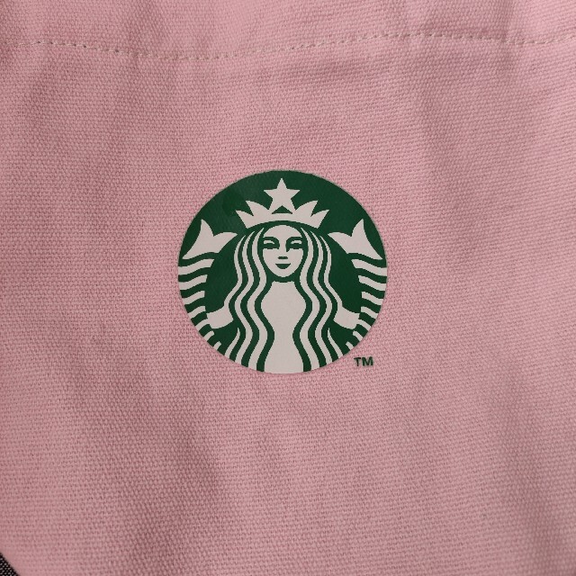 Starbucks Coffee(スターバックスコーヒー)のスターバックス　ドリンクバッグ　サクラ色 レディースのバッグ(トートバッグ)の商品写真