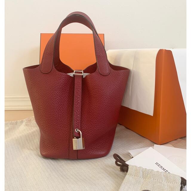 Hermes(エルメス)のエルメス♡ピコタンロックpm♡ルージュグレナ レディースのバッグ(ハンドバッグ)の商品写真