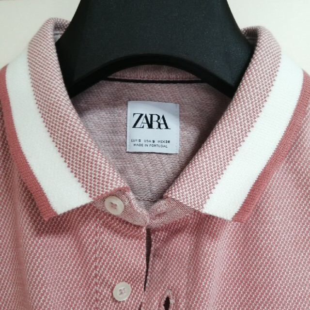 ZARA （新品）ZARA半袖ポロシャツの通販 by さくら's shop｜ザラならラクマ