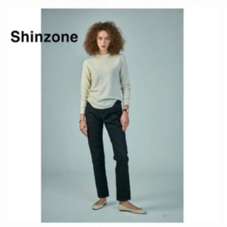 シンゾーン(Shinzone)のShinzone  シンゾーン　ウールワッフル　サーマルニット　White(ニット/セーター)