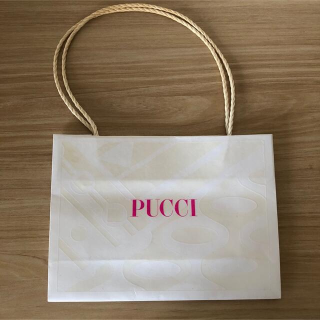 EMILIO PUCCI(エミリオプッチ)のPUCCI プッチ 紙袋 ショップ袋 ショッパー レディースのバッグ(ショップ袋)の商品写真