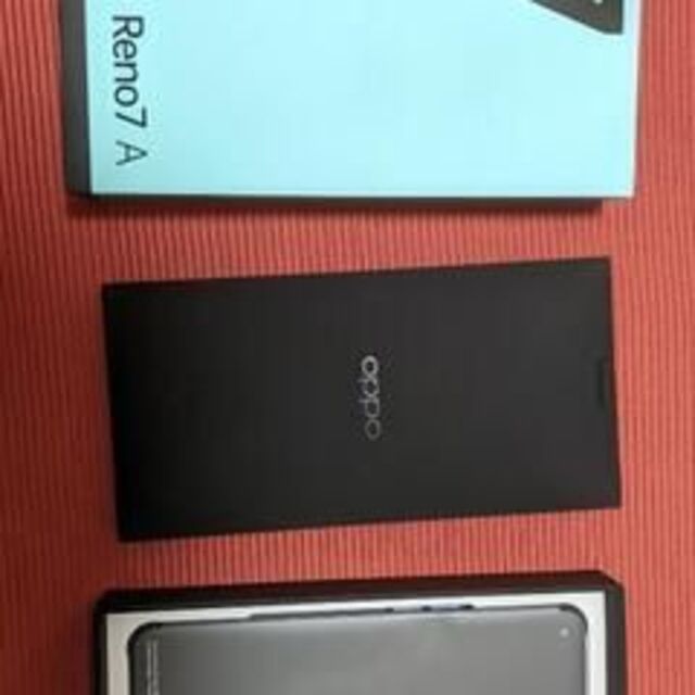 OPPO(オッポ)のOPPO　 Reno 7 A  スターリーブラック スマホ/家電/カメラのスマートフォン/携帯電話(スマートフォン本体)の商品写真