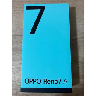 OPPO - OPPO　 Reno 7 A  スターリーブラック