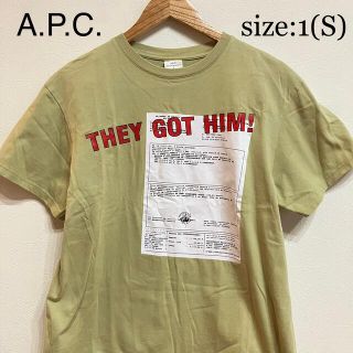 アーペーセー(A.P.C)の【複数割】アーペーセー　APC 半袖Tシャツ　カーキ色　サイズ1 （S）(Tシャツ/カットソー(半袖/袖なし))