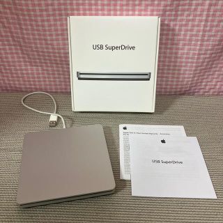 マック(Mac (Apple))のApple Super Drive typeC変換ソケット付き♪C(PC周辺機器)