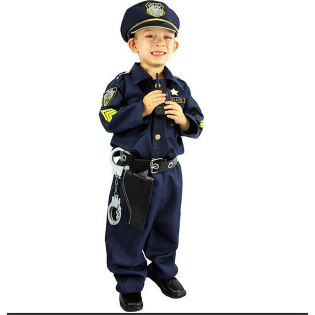 ハロウィン　仮装　警察官　男の子　6点セット エンタメ/ホビーのコスプレ(衣装一式)の商品写真