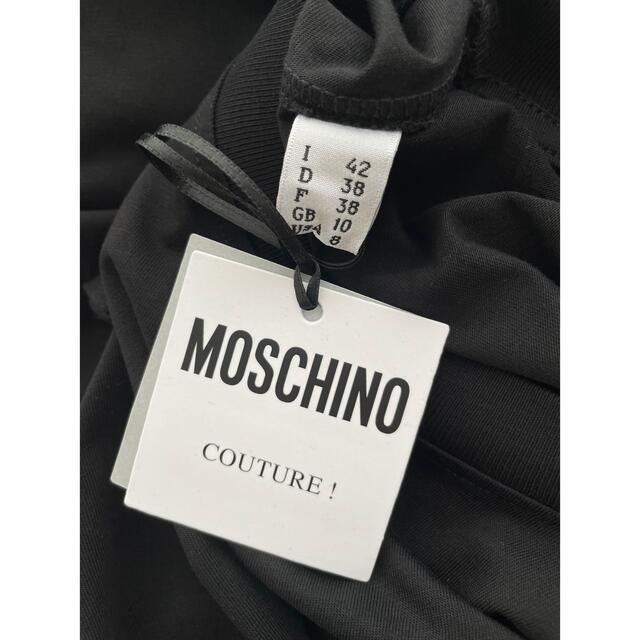 MOSCHINO - 【新品】MOSCHINO モスキーノ ブラック Tシャツ ワンピース