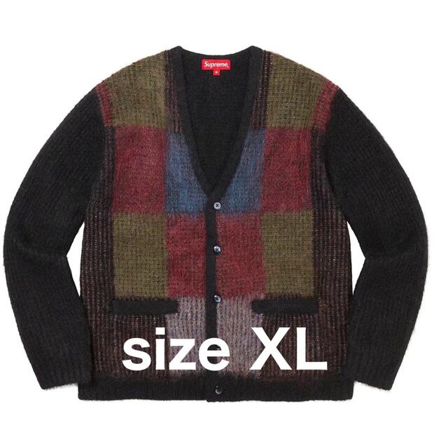 新品未使用22ss Supreme Brushed Grid Cardigan