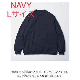 ワンエルディーケーセレクト(1LDK SELECT)のennoy LONG SLEEVE HEM RIB TEE NAVY 【L】(Tシャツ/カットソー(七分/長袖))