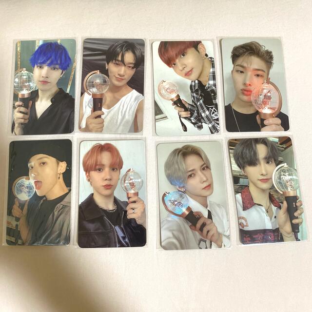 ATEEZ ペンライト トレカ ライティニ 8枚セット | フリマアプリ ラクマ