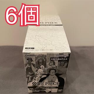 ワンピース(ONE PIECE)の6個 ワンピース one piece カードゲーム film edition (Box/デッキ/パック)