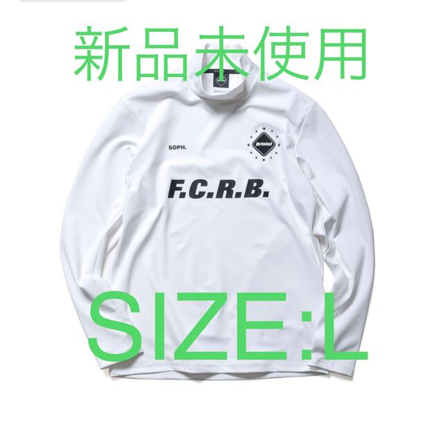 FCRB L/S WIND PROOF MOCK NECK TOP WHITE