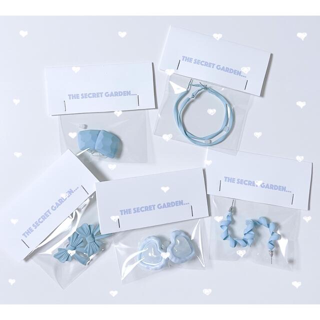 NICE CLAUP(ナイスクラップ)のlight blue matte earring③ レディースのアクセサリー(ピアス)の商品写真