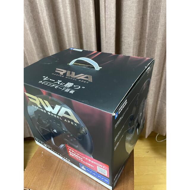 PlayStation(プレイステーション)のHORI PS4-052 RWA RACING WHEEL APEX ハンコン スマホ/家電/カメラのPC/タブレット(PC周辺機器)の商品写真