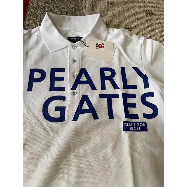 PEARLY GATES(パーリーゲイツ)の新品未使用❣️パーリーゲイツ メンズポロシャツ スポーツ/アウトドアのゴルフ(ウエア)の商品写真