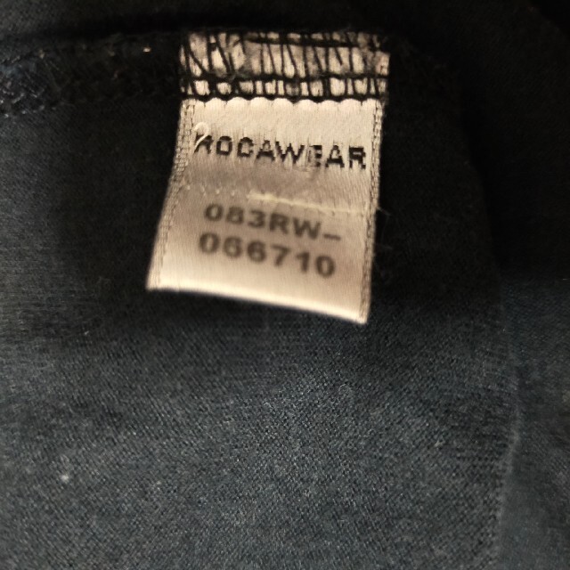 ROCAWEAR ロカウェア　ゆるダボ　オーバーサイズ　ロンＴ　両面プリント　黒 メンズのトップス(Tシャツ/カットソー(七分/長袖))の商品写真